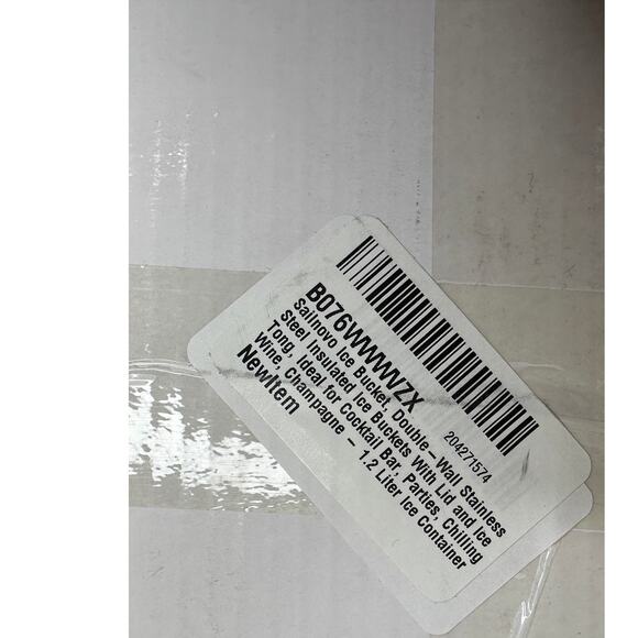 Sailnovo Double-Wall Stainless Steel Ice Bucket 1.2L Insulated New - Picture 8 of 8